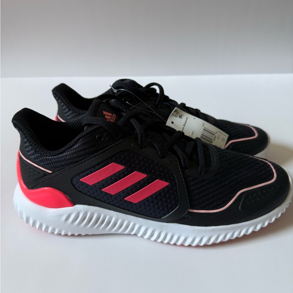 Adidas ClimaWarm Bounce Running Black and Red Athletic Shoes Size 9.5